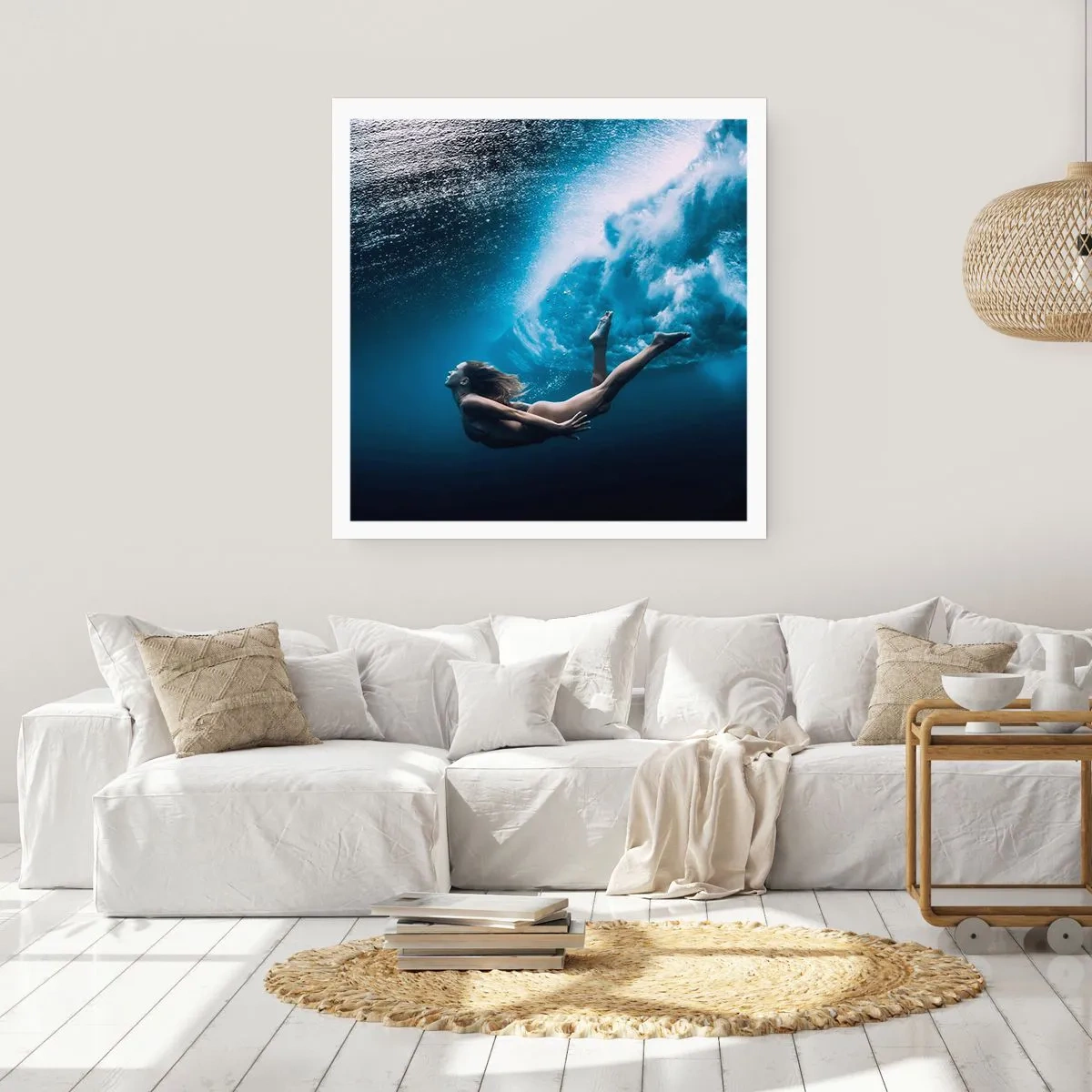 Poster - Sirena modernă - 40x40 cm