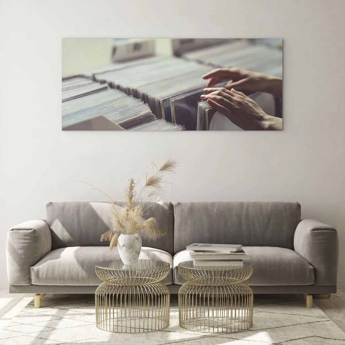 Tablou pe sticlă - În căutarea emoției - 90x30 cm