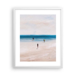 Poster în ramă albă - Nevoia naturală - 40x50 cm