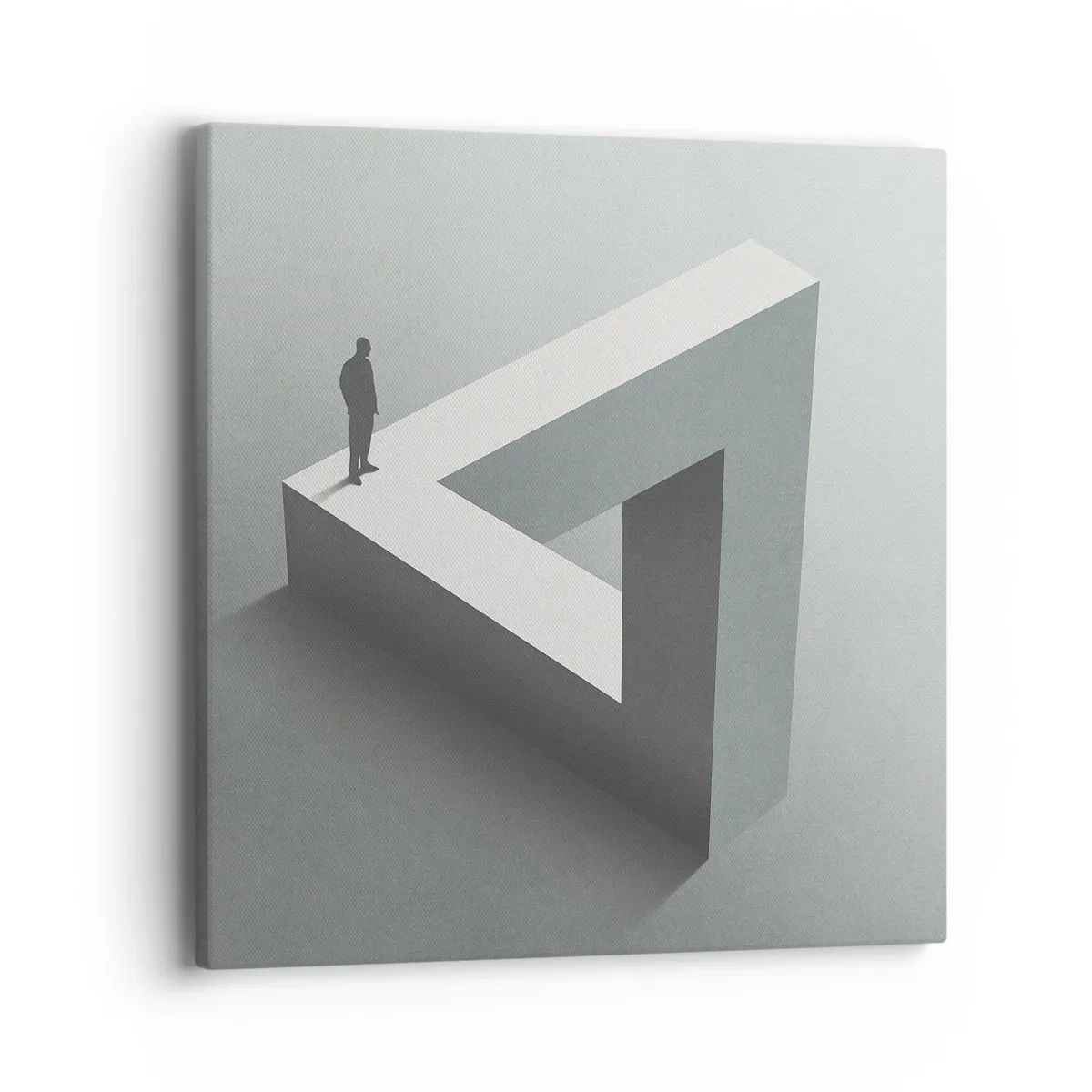 Tablou pe pânză - Și totuși este posibil - 40x40 cm