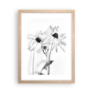 Poster în ramă de stejar deschis - Nimeni nu vrea să fie singur - 30x40 cm