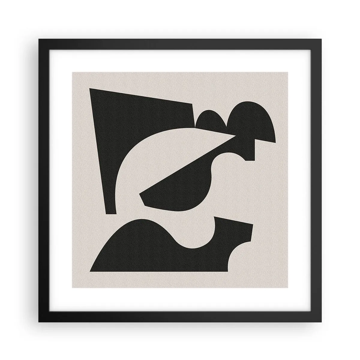 Poster în ramă neagră - Pentru autoasamblare - 40x40 cm