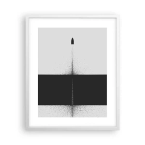 Poster în ramă albă - Direct la țintă - 40x50 cm