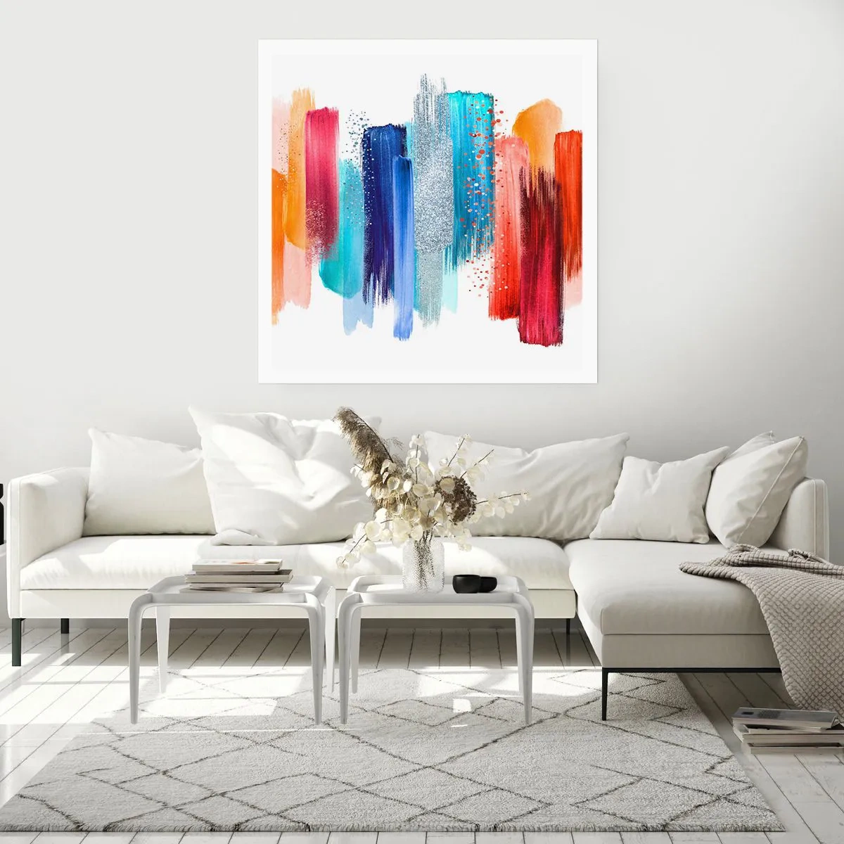 Poster - Sus și jos  - 50x50 cm