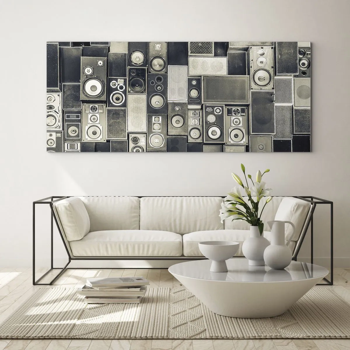 Tablou pe sticlă - Și totul este în regulă - 100x40 cm