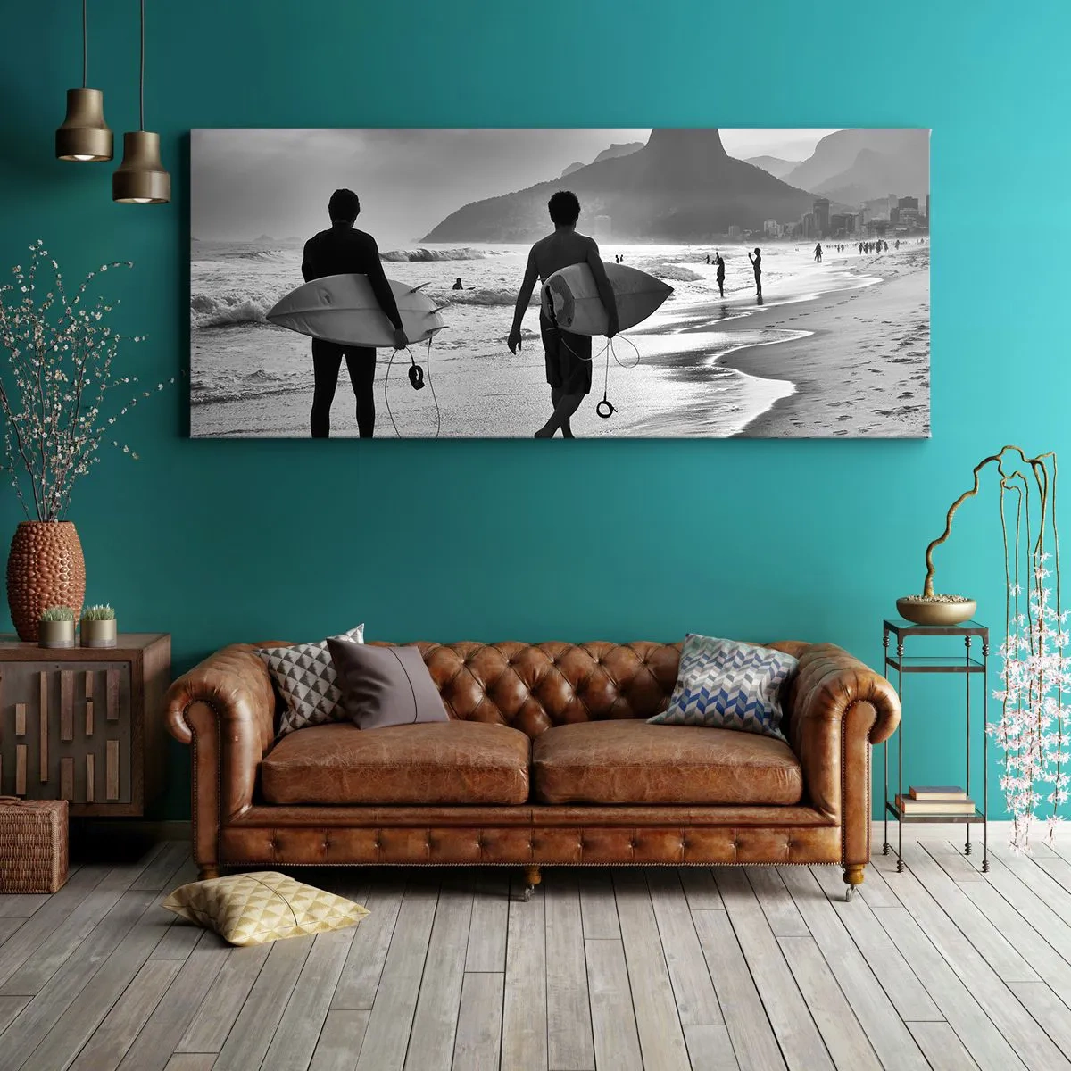 Tablou pe pânză - Samba pentru un val - 100x40 cm