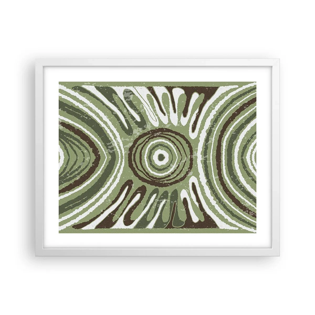 Poster în ramă albă - Explozie de emoții - 50x40 cm