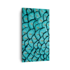 Tablou pe pânză - Marea gală a penelor - 45x80 cm