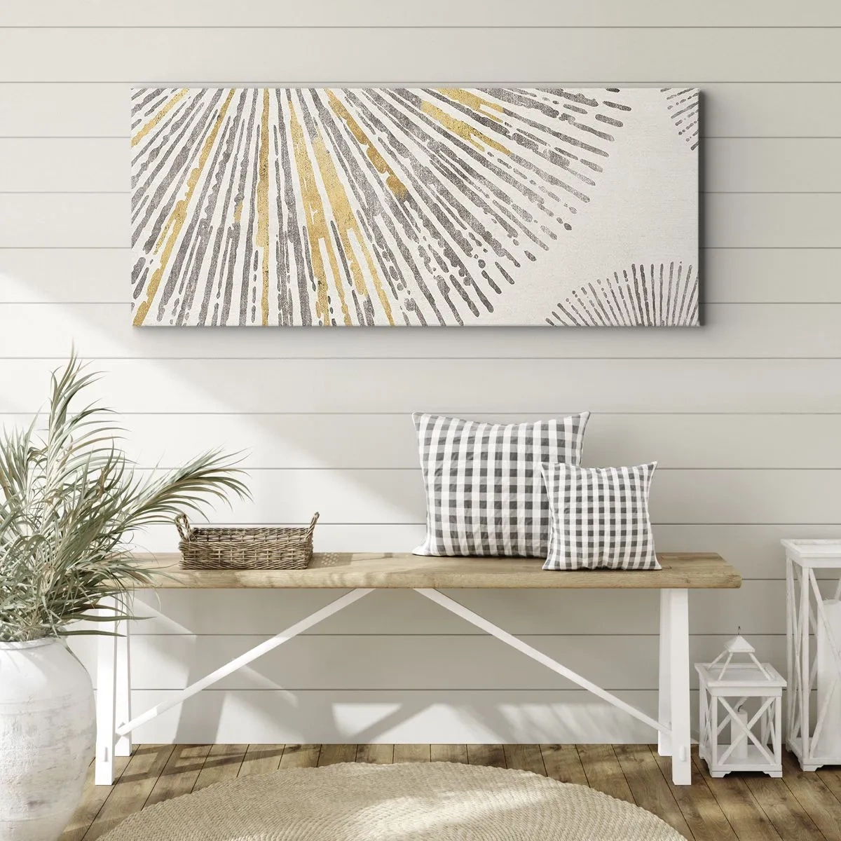 Tablou pe pânză - Frumusețea razei - 160x50 cm