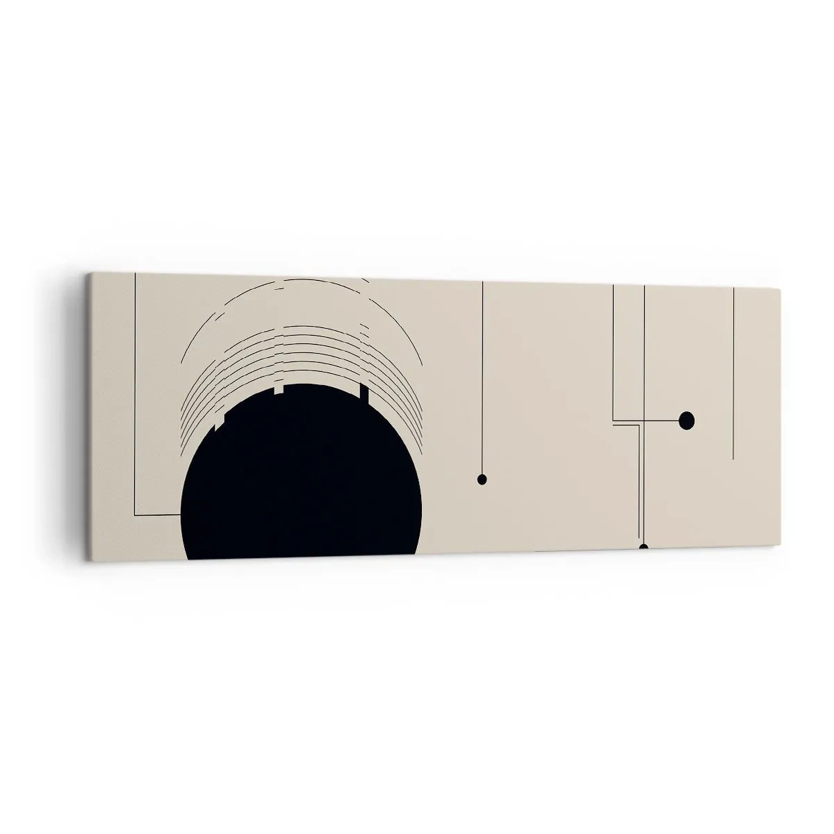 Tablou pe pânză - Compoziție flexibilă și dinamică - 140x50 cm
