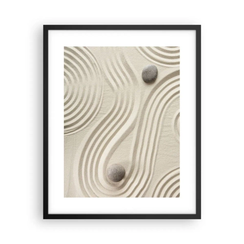 Poster în ramă neagră - Atingere de căldură - 40x50 cm