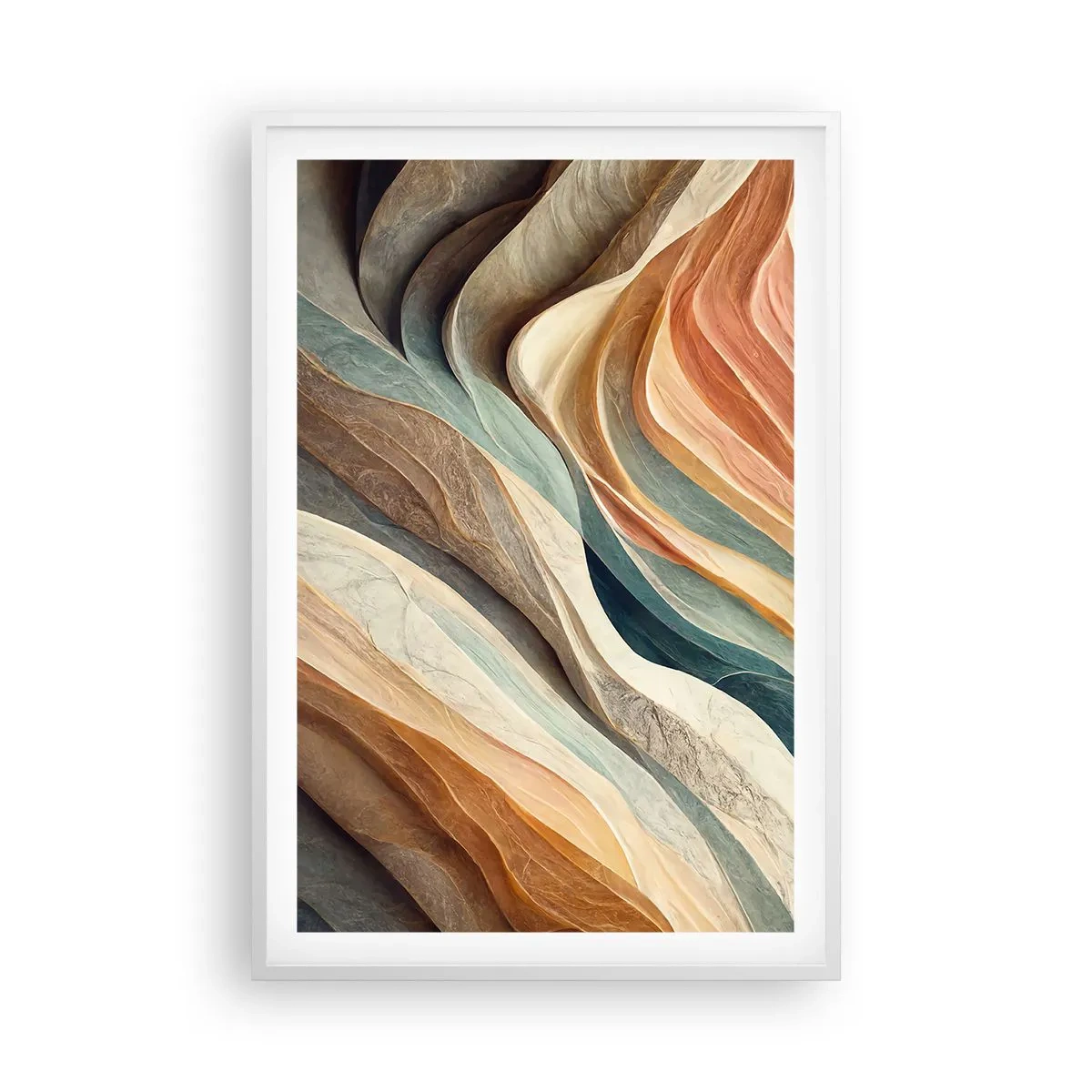 Poster în ramă albă - Momentul dinaintea schimbării - 61x91 cm