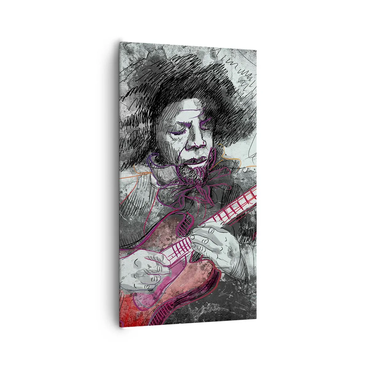 Tablou pe pânză - Pe valurile muzicii - 65x120 cm