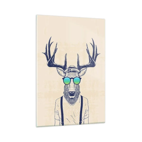 Tablou pe sticlă - Și la cine te așteptai? - 80x120 cm