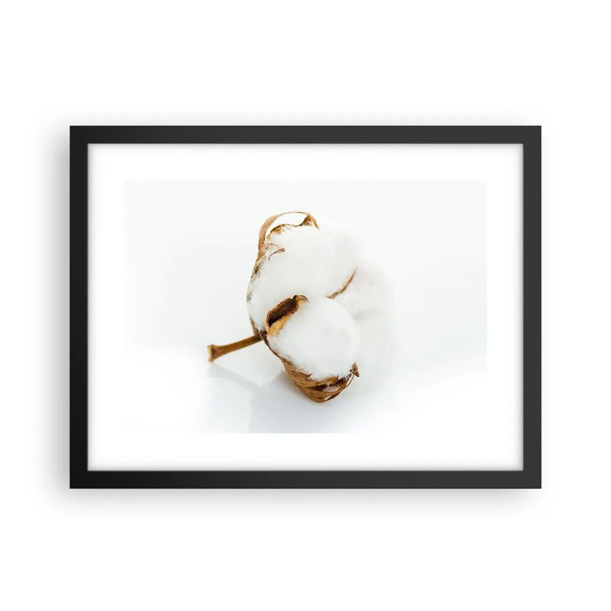 Poster în ramă neagră - Moale prin natură - 40x30 cm