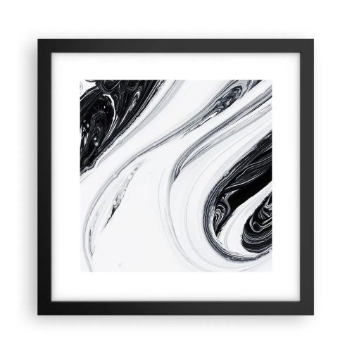 Poster în ramă neagră - Combinație de contrarii - 30x30 cm