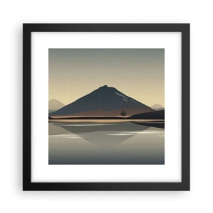 Poster în ramă neagră - În oglindă - 30x30 cm