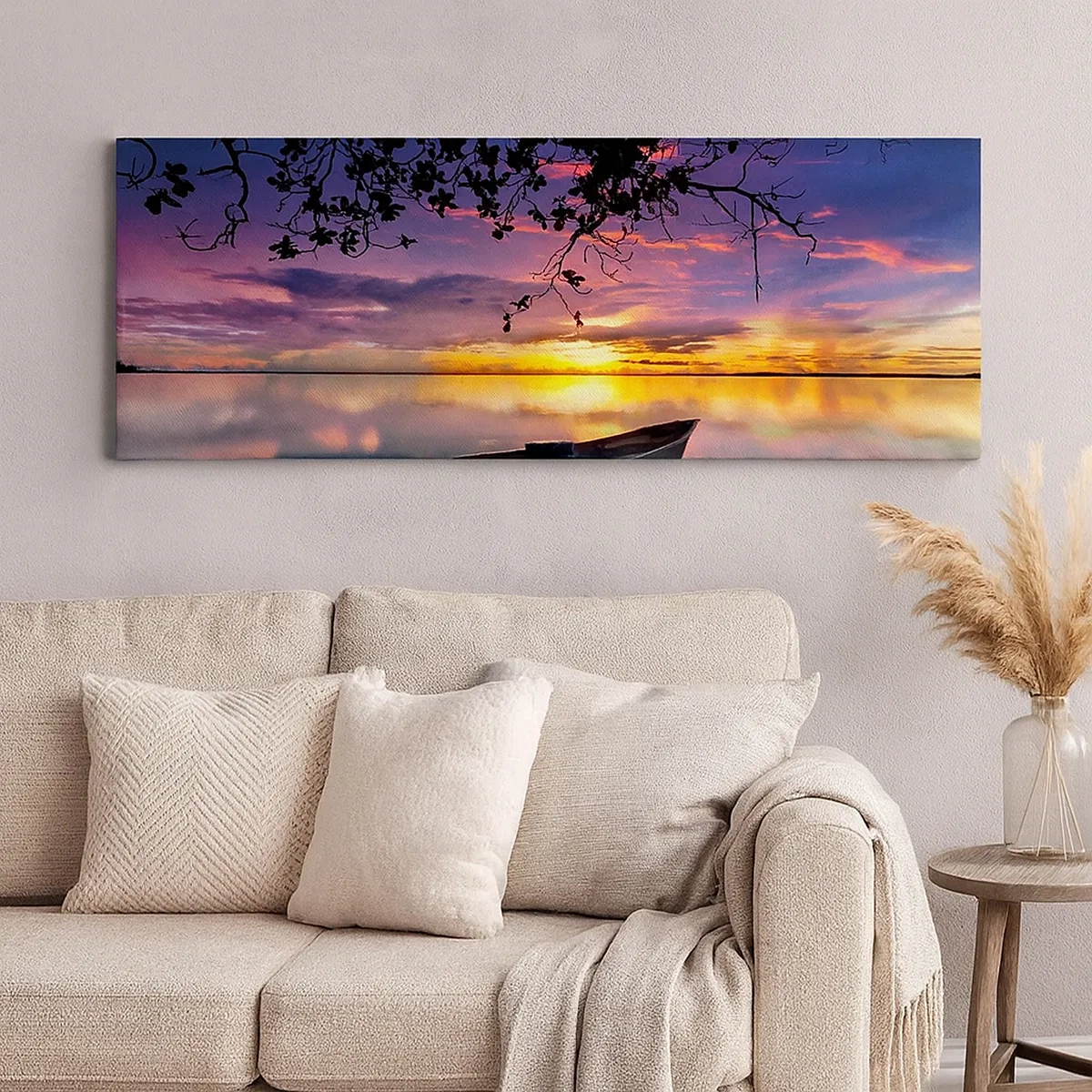 Tablou pe pânză - "Pari să plutești în mijlocul cerului...” - 30x30 cm