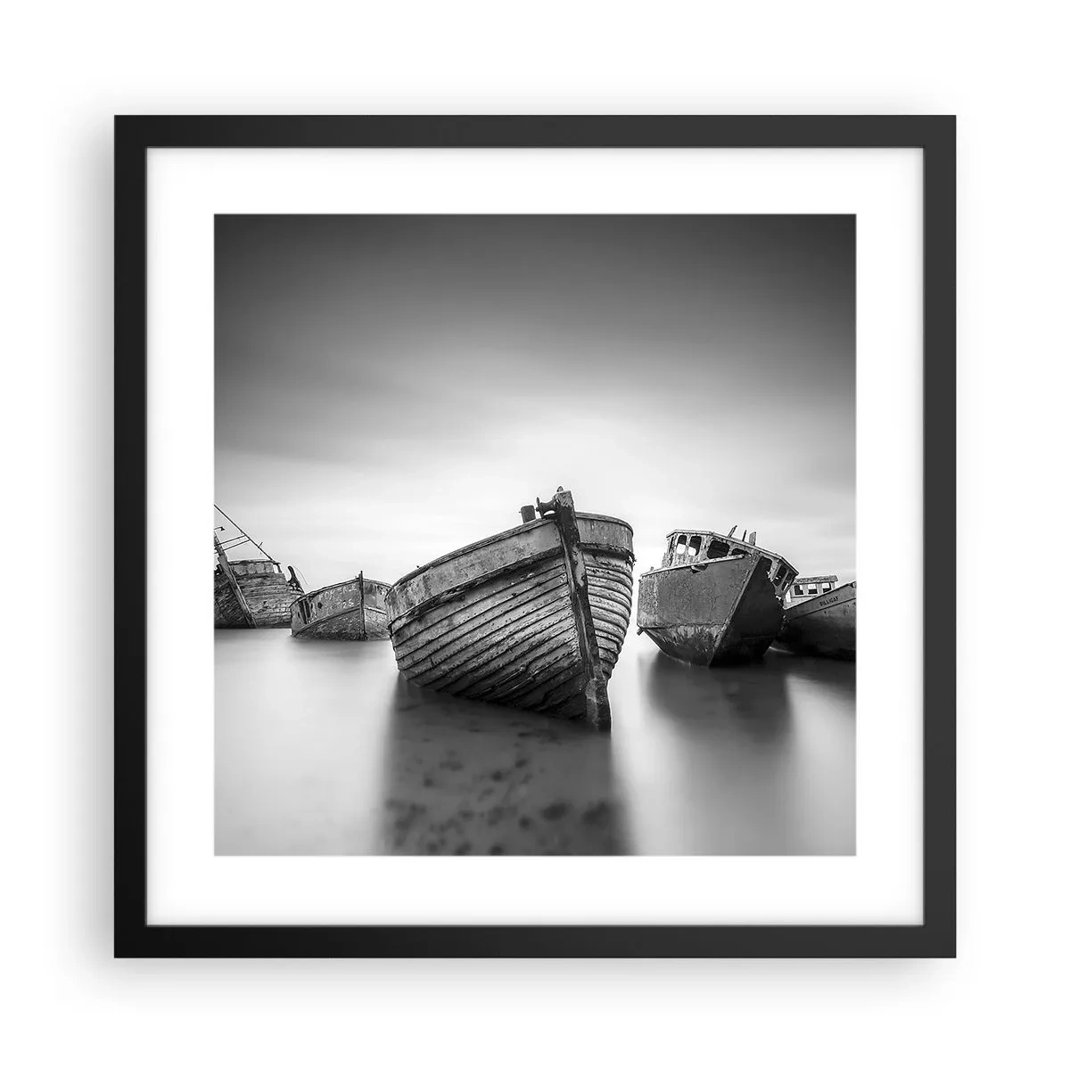 Poster în ramă neagră - Acum sunt doar amintiri... - 40x40 cm