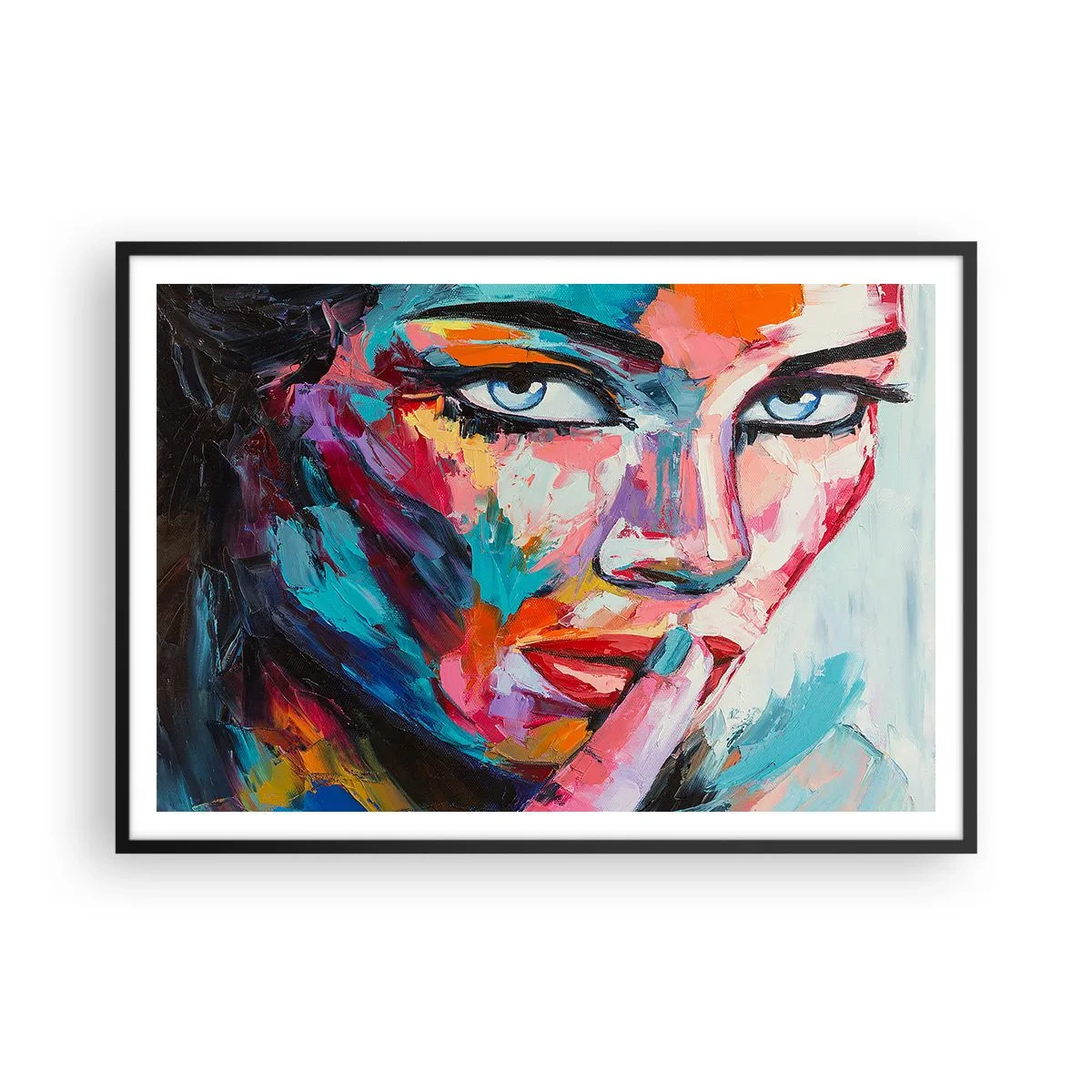 Poster în ramă neagră - Primul nostru secret - 100x70 cm