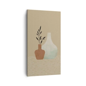 Tablou pe pânză - Vasul și ideea sa - 45x80 cm