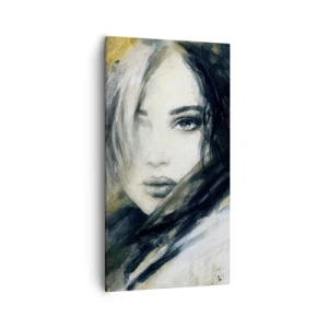 Tablou pe pânză - Mai inocentă sau mai senzuală? - 55x100 cm