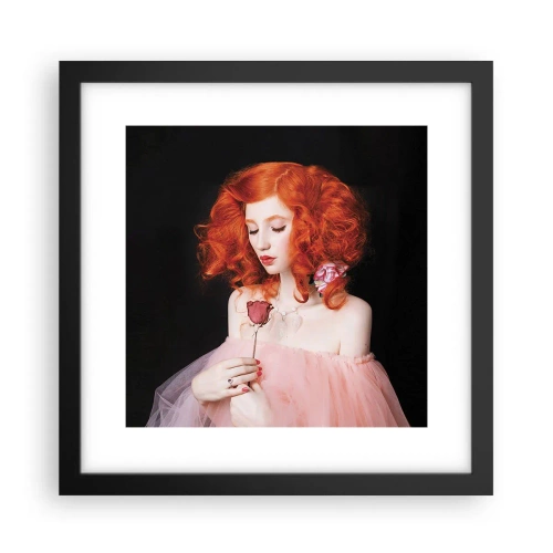Poster în ramă neagră - În stil baroc - 30x30 cm
