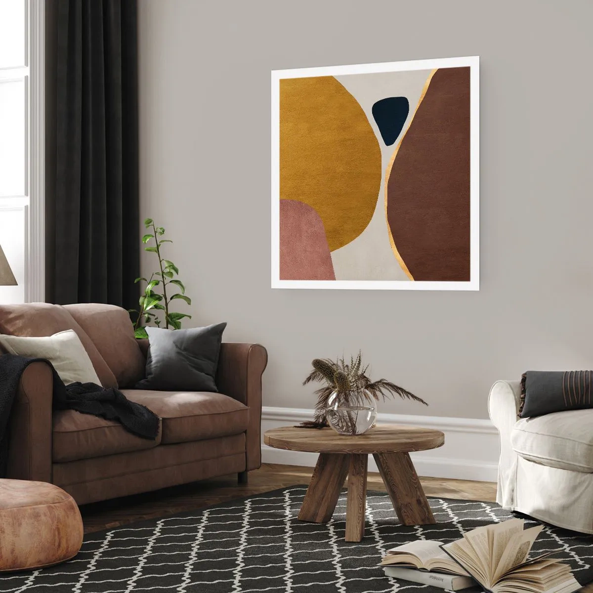 Poster - Abstracție - un loc în spațiu - 60x60 cm