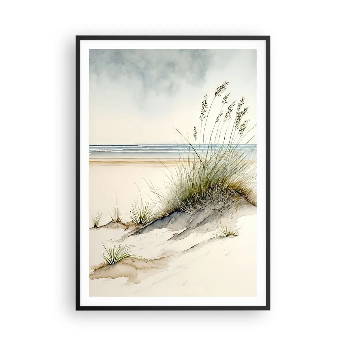 Poster în ramă neagră - Răsfățate de vânt - 70x100 cm