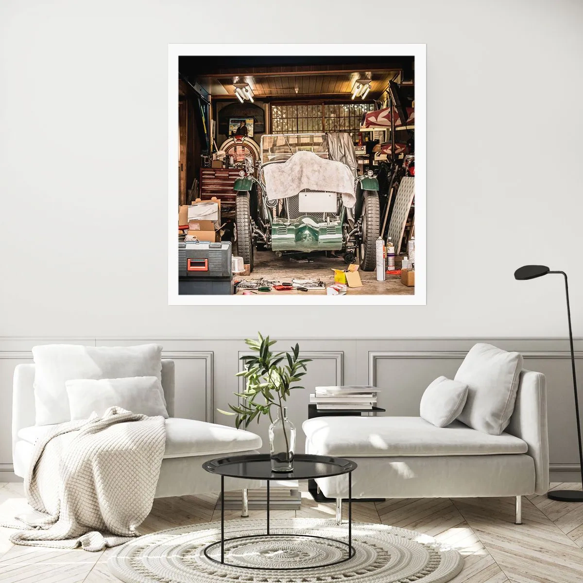 Poster - Înapoi în trecut - 30x30 cm