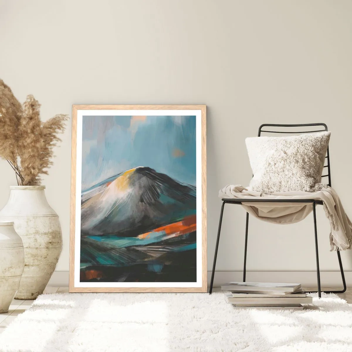 Poster în ramă de stejar deschis - Dure și frumoase - 61x91 cm