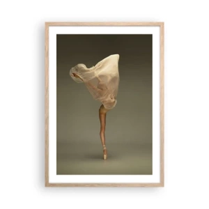 Poster în ramă de stejar deschis - Pe cale să zboare - 50x70 cm