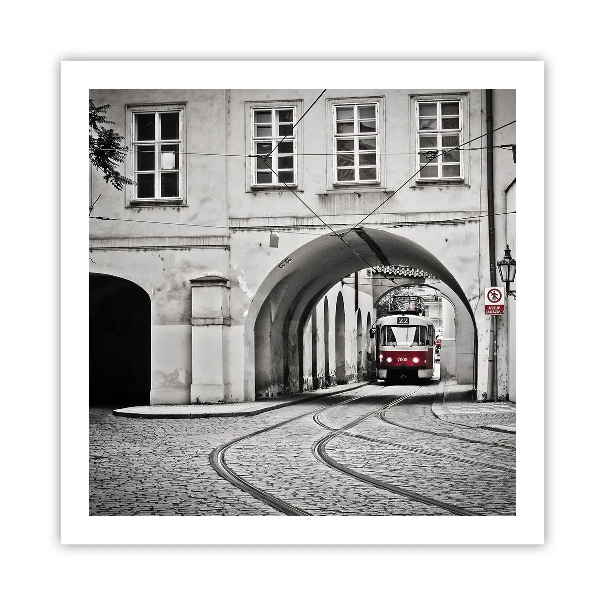 Poster - Printr-un labirint urban - 60x60 cm