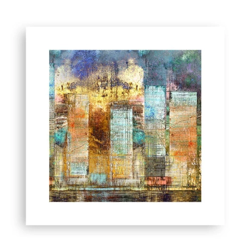 Poster - Metropola însorită - 30x30 cm