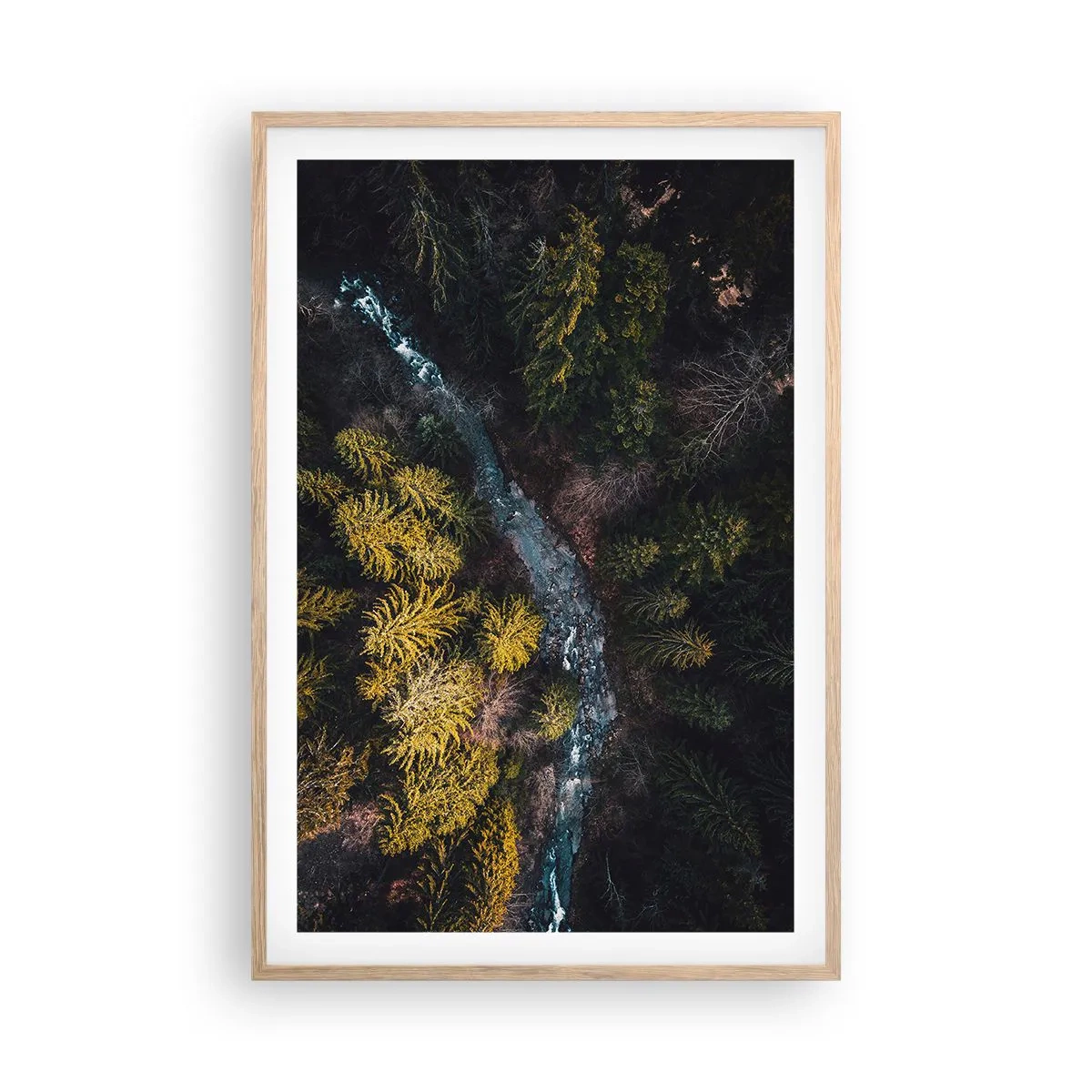 Poster în ramă de stejar deschis - Rapid și mai rapid - 61x91 cm