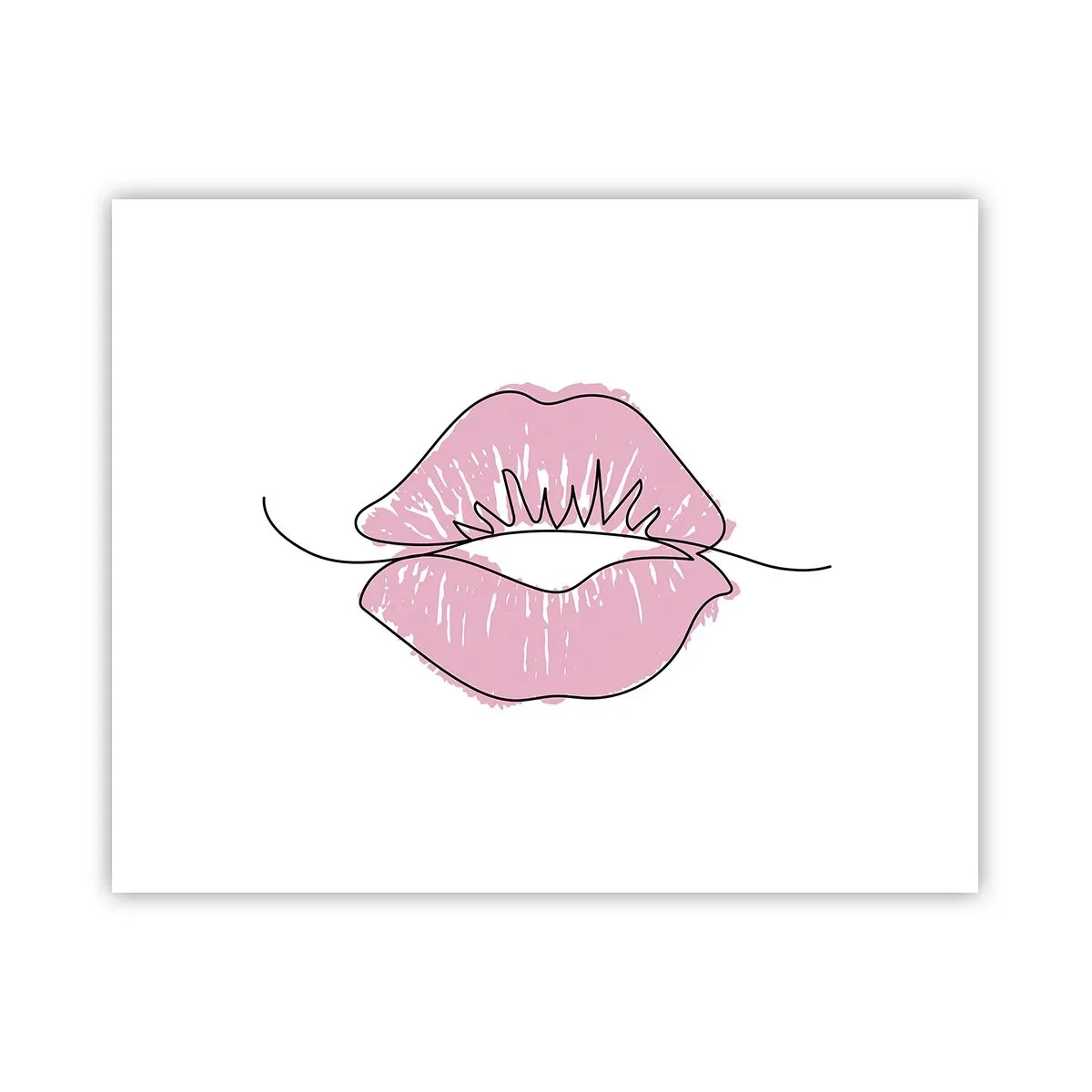 Poster - Vrei un sărut? - 50x40 cm