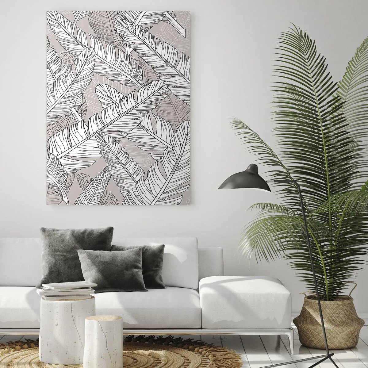 Tablou pe sticlă - Vijelie cu pene - 50x70 cm