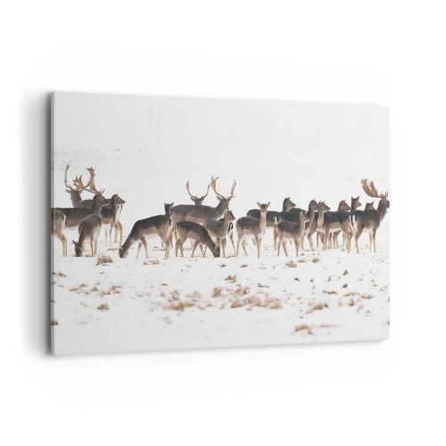 Tablou pe pânză - Vine Crăciunul? - 120x80 cm