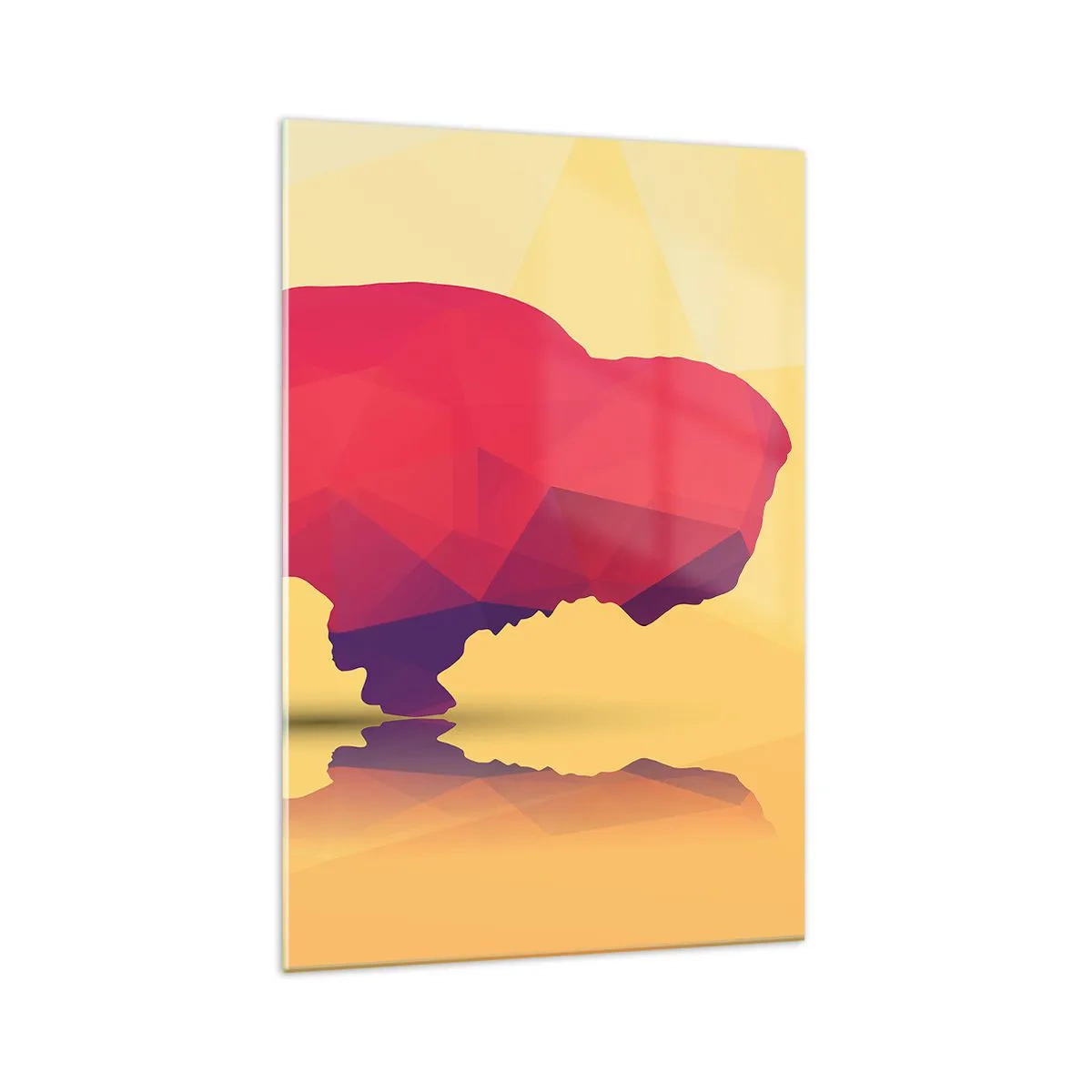 Tablou pe sticlă - Puterea amarantului de zimbru - 70x100 cm