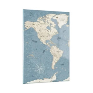 Tablou pe sticlă - Lumea la îndemână - 50x70 cm