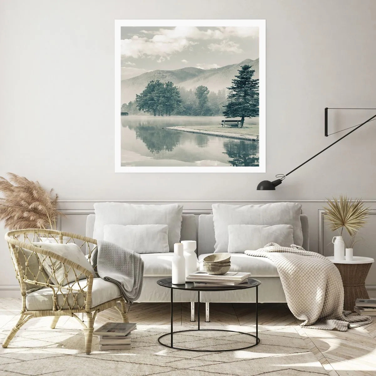 Poster - Lacul încă doarme - 30x30 cm