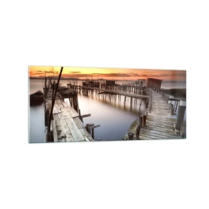 Tablou pe sticlă - Autentic, nu o atracție turistică - 120x50 cm