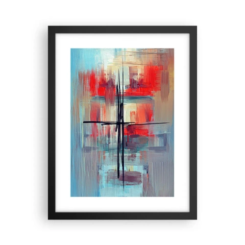 Poster în ramă neagră - Peisaj dintr-o dimensiune necunoscută - 30x40 cm