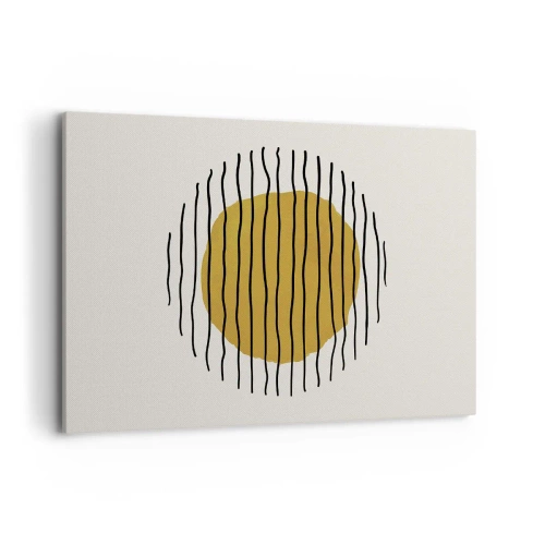 Tablou pe pânză - Abstracție tremurândă de căldură - 120x80 cm