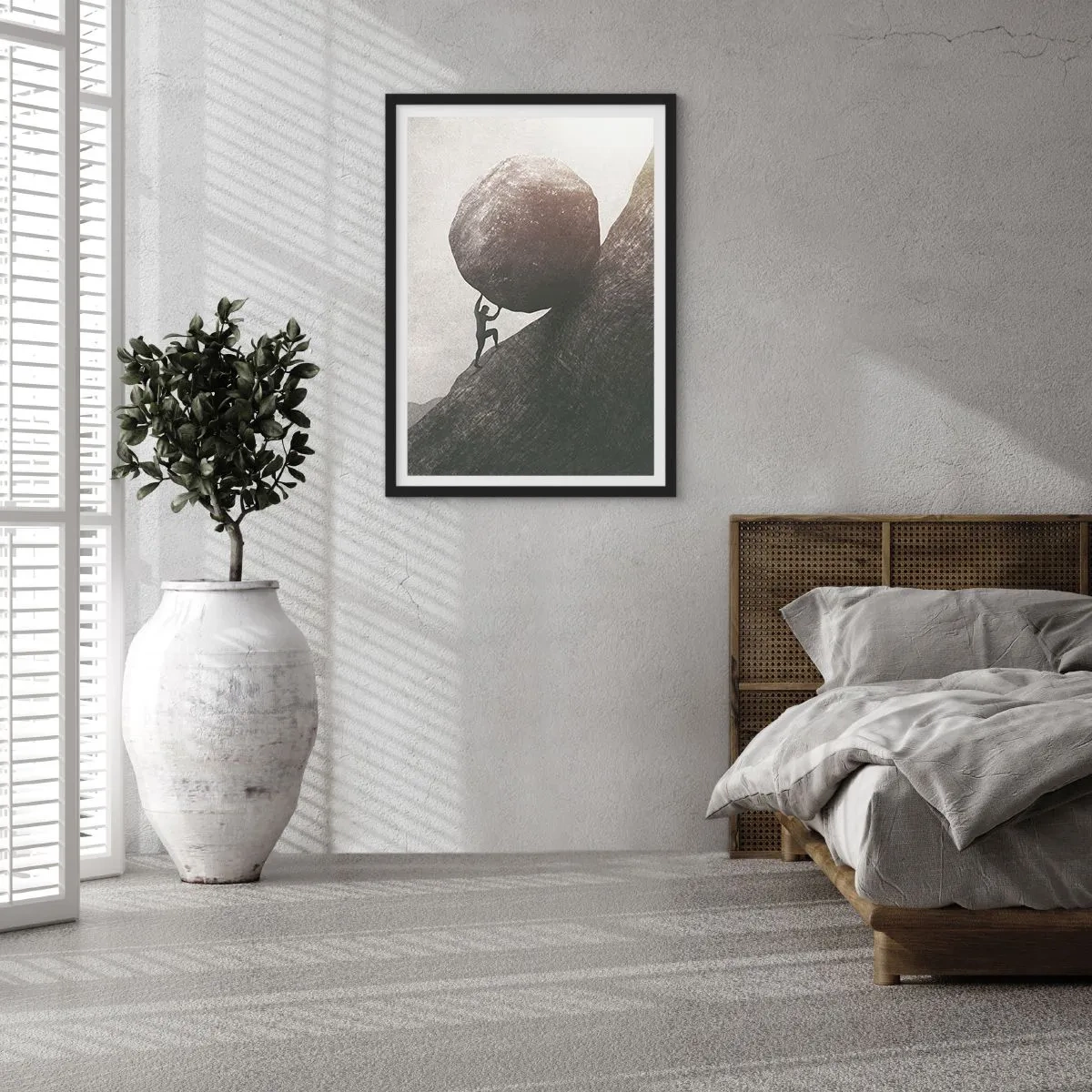 Poster în ramă neagră - Cred, în ciuda așteptărilor - 61x91 cm