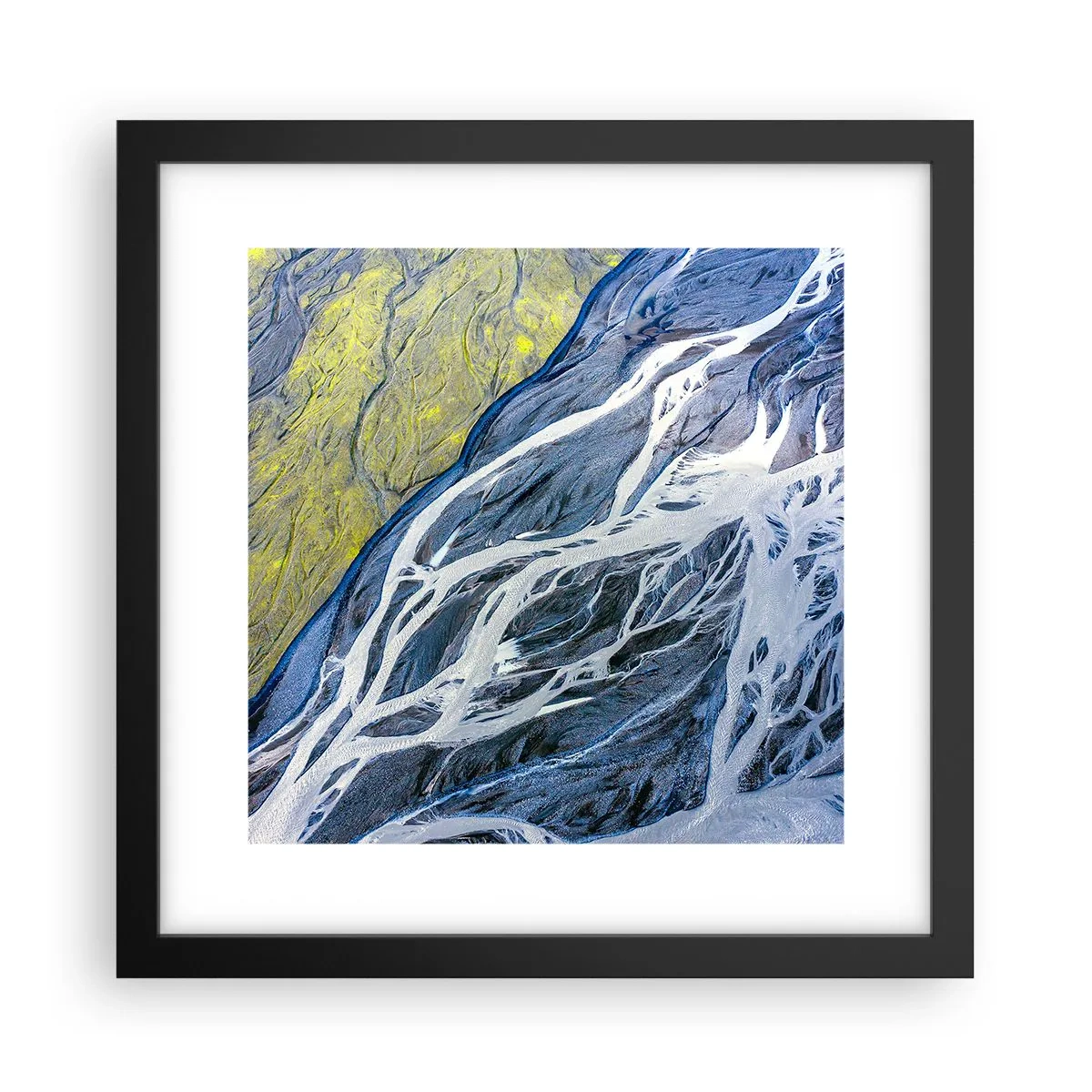 Poster în ramă neagră - Picturi din natură - 30x30 cm