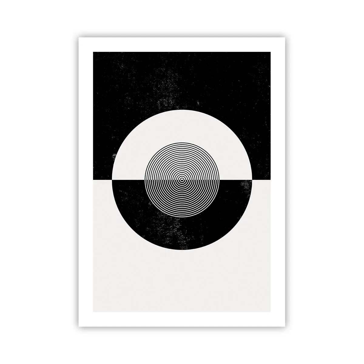 Poster - Armonie în alb și negru - 50x70 cm