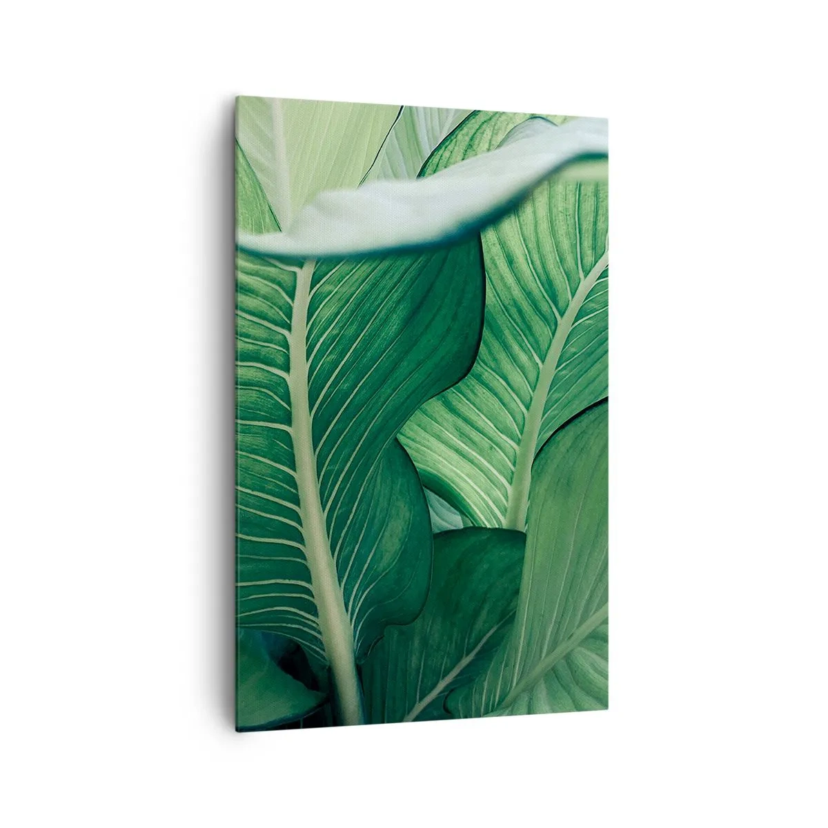 Tablou pe pânză - Viață intensă în verde - 80x120 cm