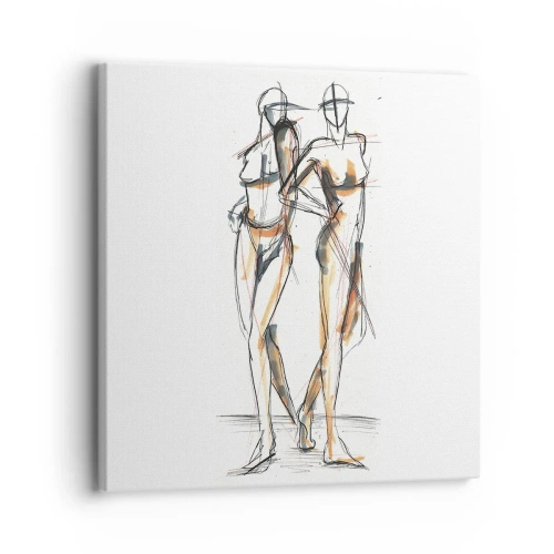 Tablou pe pânză - Un studiu de farmec - 30x30 cm