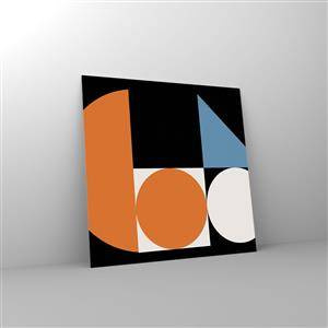 Tablou pe sticlă - Sistem de figuri - 30x30 cm